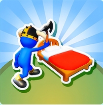 Bed Wars battle scene